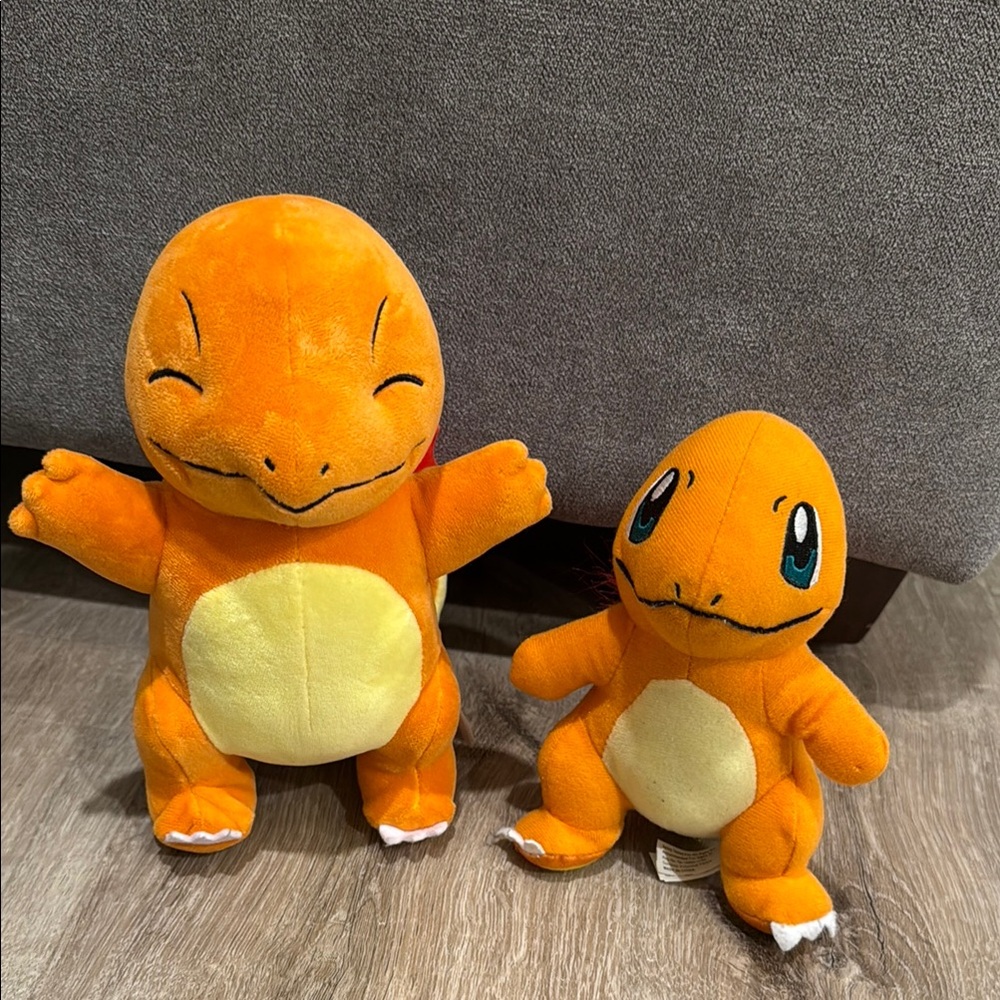 Charmander Pokémon Orange Plush Toy Set